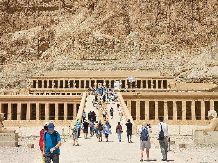Bas-reliefs du temple d'Hatchepsout